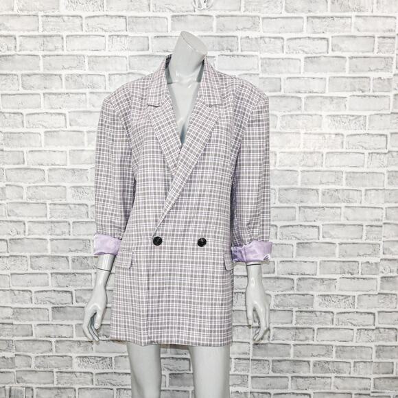 BLANCA Women's Oversize Jamie Blazer Jacket double breasted in lilac - Picture 9 of 10